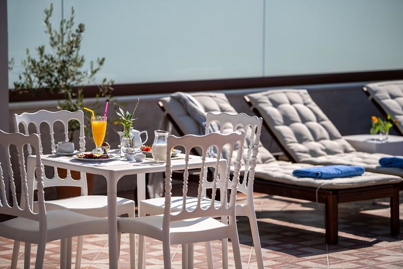 Halepa Hotel 1 - Terrace