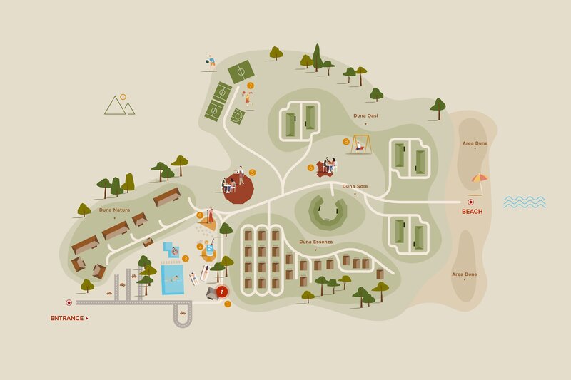 Caladune Resort 10 - Map