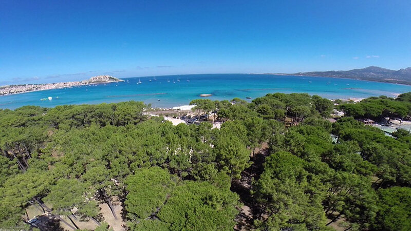 La Pinede Camping Calvi 19 - Aerial Photograph