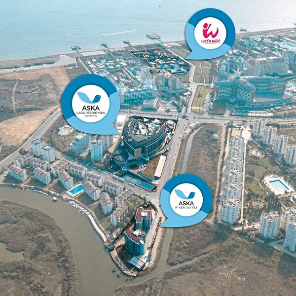 Aska Lara River Suites 17 - Map
