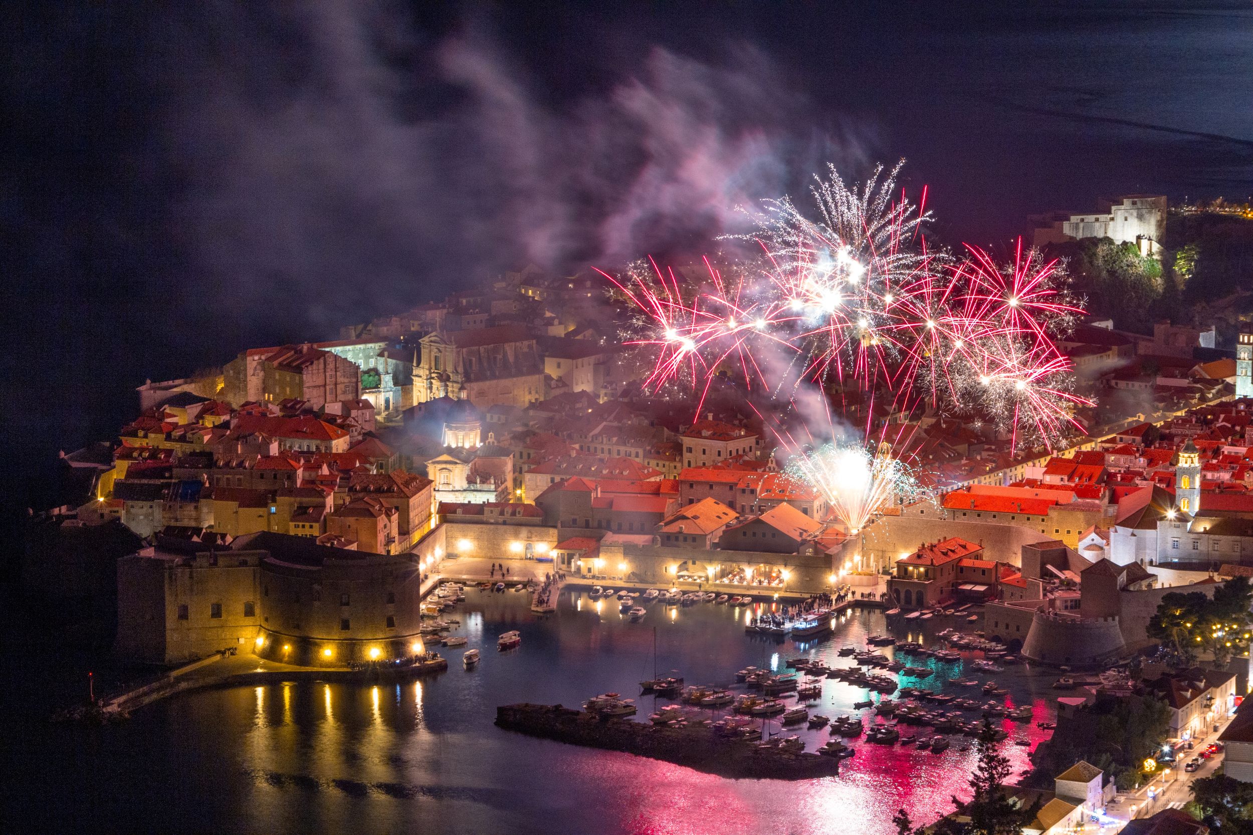 Silvester a zimná festivalová nálada v Dubrovníku