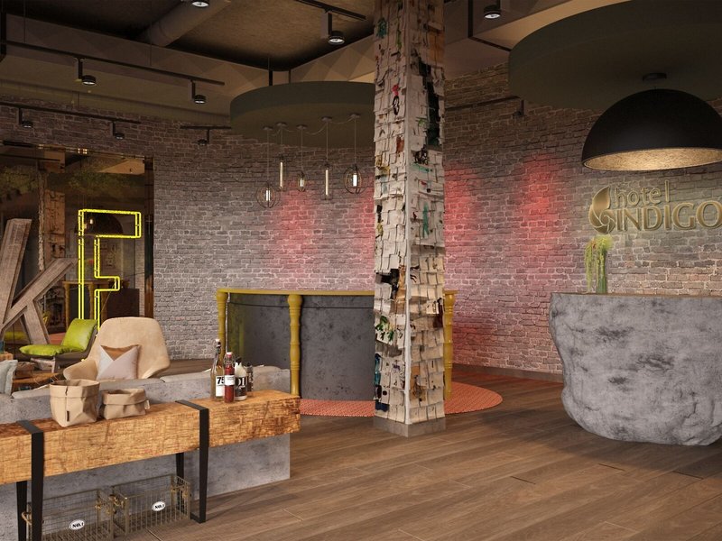 Hotel Indigo Berlin - East Side Gallery 7 - Lounge / Lobby