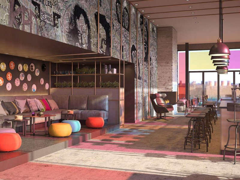 Hotel Indigo Berlin - East Side Gallery 12 - Lounge / Lobby
