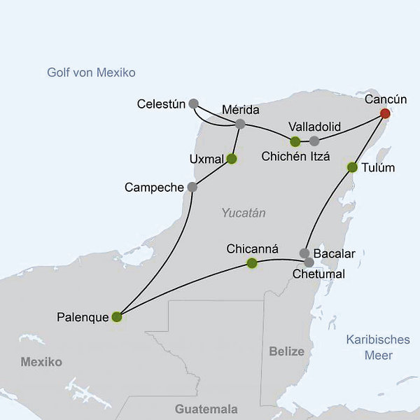 Yucatán Rundreise 5